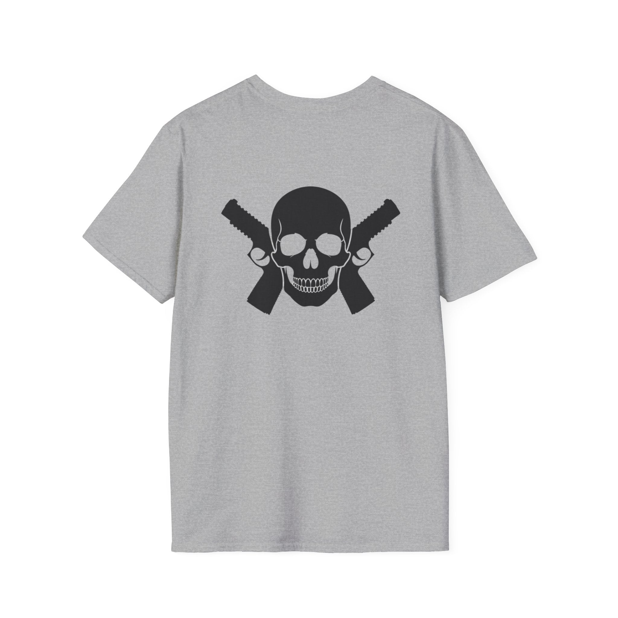 Alwayz Packin Front/ Skull cross guns back